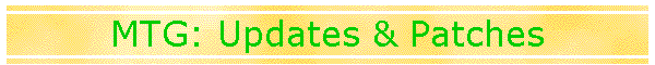 Updates & Patches